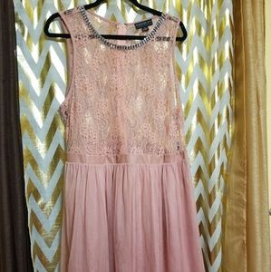 Tulle and lace dress
